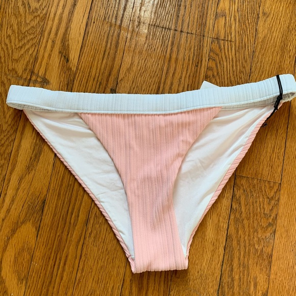 NWT Onia Leila Rib Bottom Tahiti Pink Size S - Picture 4 of 12